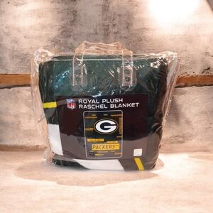 NFL Green Bay Packers Royal Plush Raschel Blanket -
